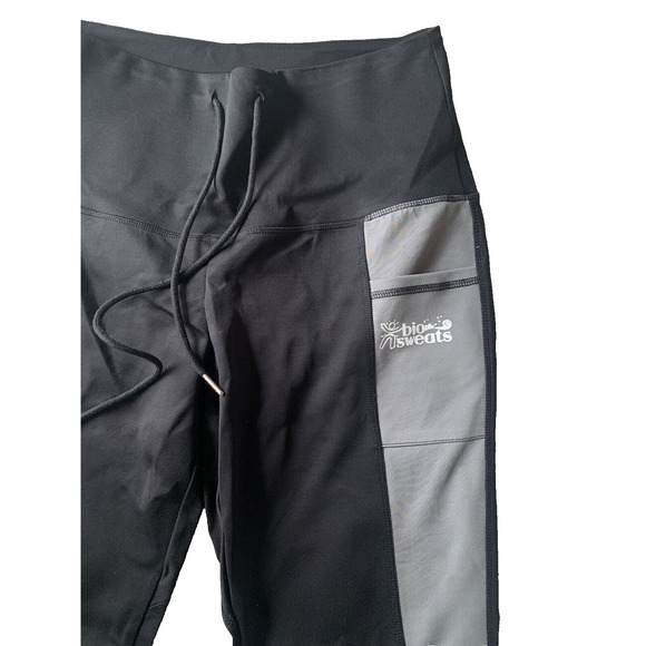 NWT BIO SWEAT Pants Womens Medium 8-10 Black Multi Purpose Sauna Suit WeightLoss - Picture 3 of 13